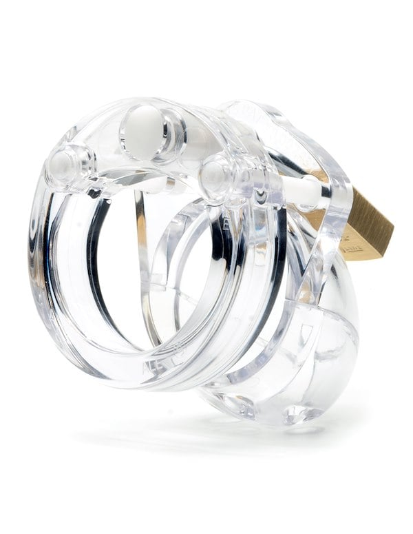 MINI-ME CHASTITY KIT - 1.25 CLEAR CAGE ALT1 view Color: CL