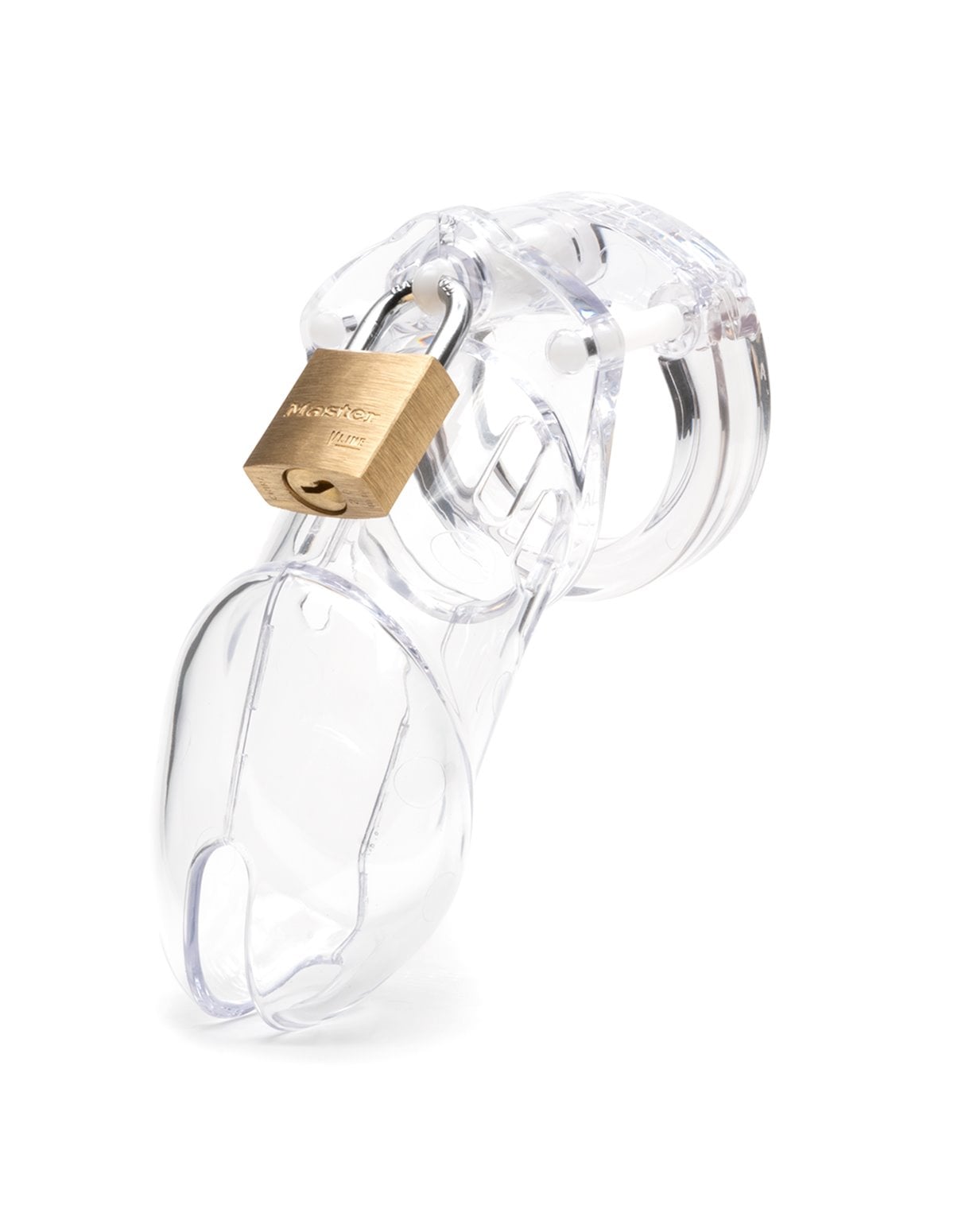 alternate image for CB-6000 CHASTITY KIT - 3.75 CLEAR CAGE
