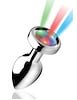 Additional SILVER view of product BOOTY SPARKS LIGHT UP ANAL PLUG - SMALL with color code SL