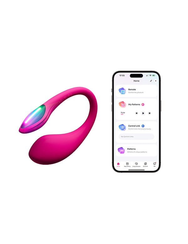 LOVENSE LUSH MINI EGG VIBRATOR ALT1 view Color: PK