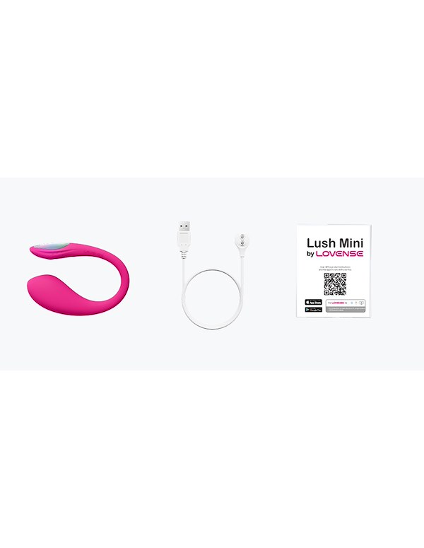 LOVENSE LUSH MINI EGG VIBRATOR ALT4 view Color: PK