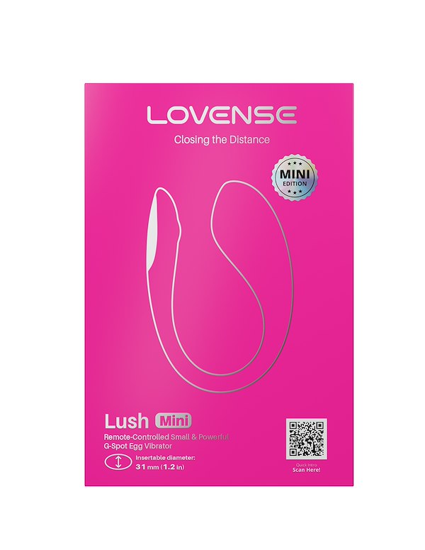 LOVENSE LUSH MINI EGG VIBRATOR ALT5 view Color: PK
