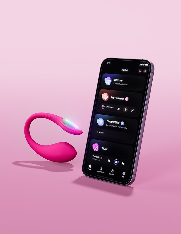 LOVENSE LUSH MINI EGG VIBRATOR ALT7 view Color: PK