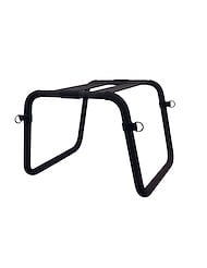 Front view of SEI MIO - MAJESTIC MOUNT - CUFF-READY QUEENING AND POSITIONING STOOL