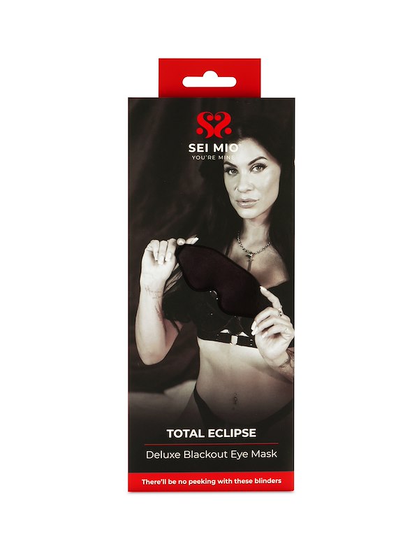 SEI MIO - TOTAL ECLIPSE- DELUXE BLACKOUT MASK ALT5 view Color: BK