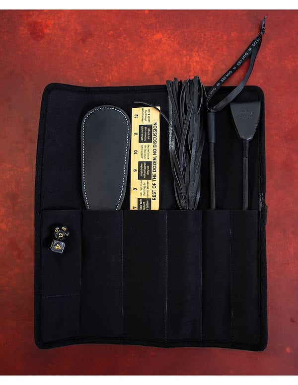 SEI MIO - CORRECTION COLLECTION - IMPACTFUL 5PC PUNISHMENT TOOLKIT ALT2 view Color: BK