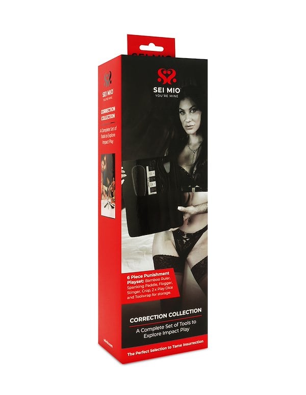 SEI MIO - CORRECTION COLLECTION - IMPACTFUL 5PC PUNISHMENT TOOLKIT ALT8 view Color: BK