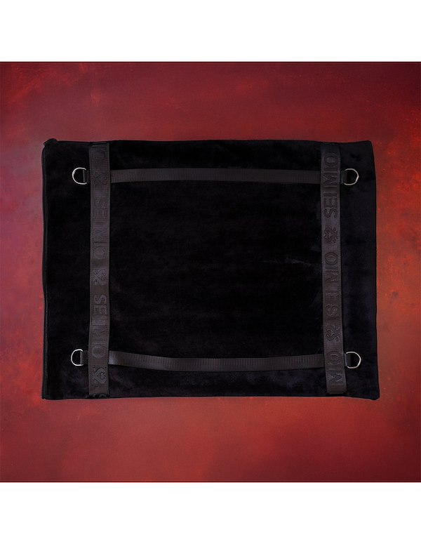 SEI MIO - PILLOW TALK - POSITIONAL PILLOW SUPPORT WITH RESTRAINT OPTIONS ALT2 view Color: BK