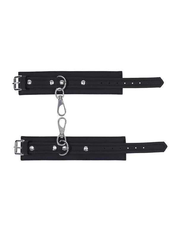 SPORTSHEETS SIGNATURE MIDNIGHT MUSE HANDCUFFS ALT3 view Color: BK