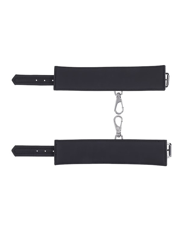 SPORTSHEETS SIGNATURE MIDNIGHT MUSE HANDCUFFS ALT4 view Color: BK