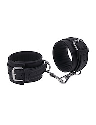 Front view of SPORTSHEETS SIGNATURE MIDNIGHT MUSE ANKLE CUFFS