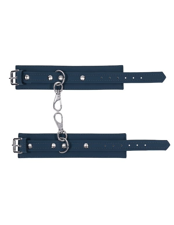 SPORTSHEETS SIGNATURE TWILIGHT TEASE HANDCUFFS ALT1 view Color: BL