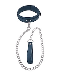 Front view of SPORTSHEETS SIGNATURE TWILIGHT TEASE COLLAR & LEASH
