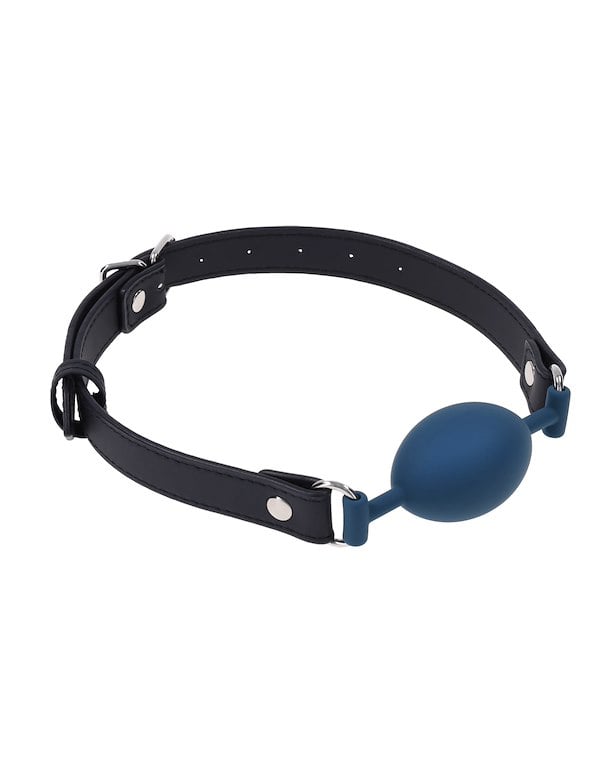 SPORTSHEETS SIGNATURE TWILIGHT TEASE OVAL GAG ALT1 view Color: BL