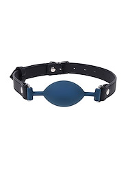 Front view of SPORTSHEETS SIGNATURE TWILIGHT TEASE OVAL GAG