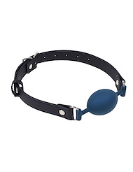 Alternate back view of SPORTSHEETS SIGNATURE TWILIGHT TEASE OVAL GAG