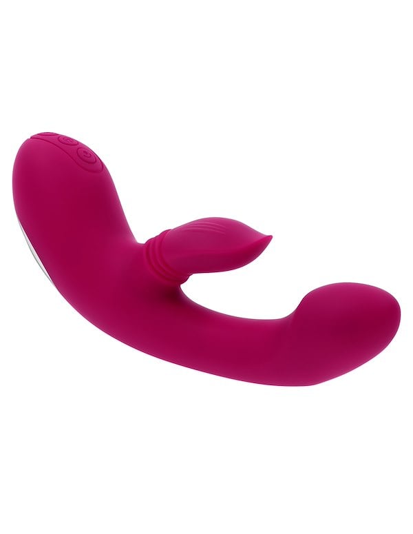 EVOLVED GENTLE PERSUASION G-SPOT AND CLITORAL STIMULATOR ALT1 view Color: RD