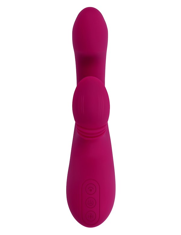 EVOLVED GENTLE PERSUASION G-SPOT AND CLITORAL STIMULATOR ALT2 view Color: RD