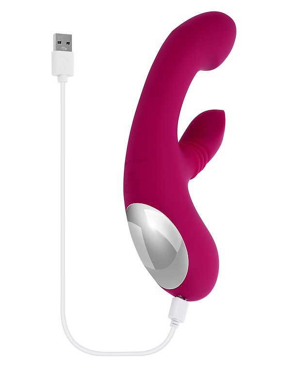 EVOLVED GENTLE PERSUASION G-SPOT AND CLITORAL STIMULATOR ALT4 view Color: RD