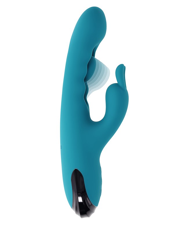 EVOLVED BUNNY TAPPER G-SPOT AND CLITORAL STIMULATOR ALT2 view Color: TL