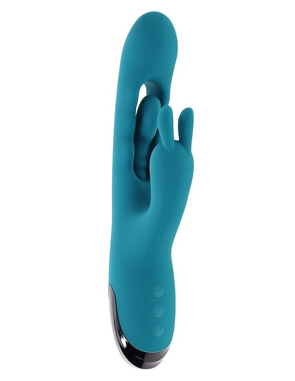 EVOLVED BUNNY TAPPER G-SPOT AND CLITORAL STIMULATOR ALT3 view Color: TL