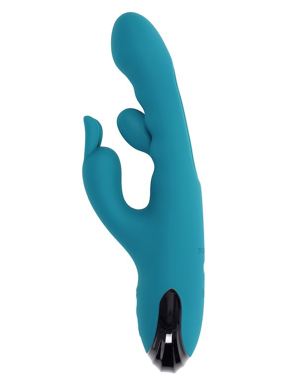 EVOLVED BUNNY TAPPER G-SPOT AND CLITORAL STIMULATOR ALT4 view Color: TL