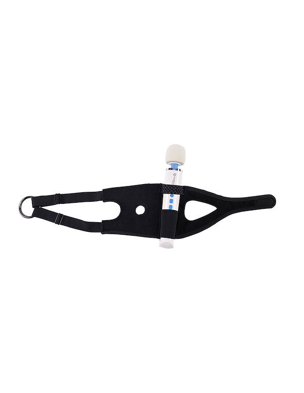 SPORTSHEETS PIVOT 2-IN-1 FORCED-O STRAP ALT2 view Color: BK