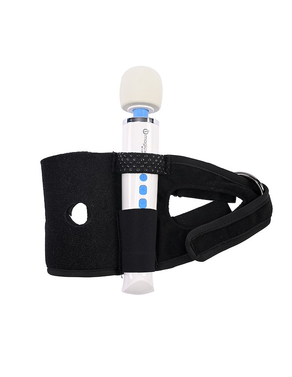SPORTSHEETS PIVOT 2-IN-1 FORCED-O STRAP ALT4 view Color: BK