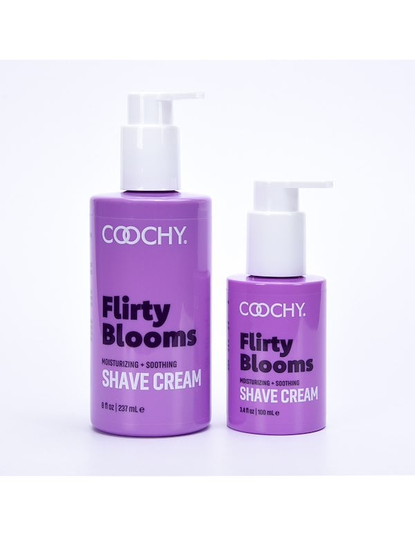 COOCHY SHAVE CREAM - FLIRTY BLOOMS 8 OZ ALT2 view Color: NC