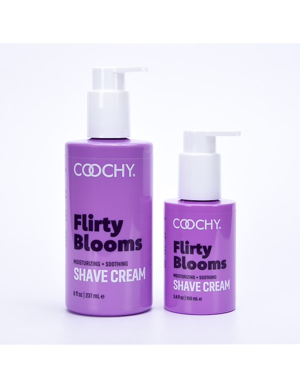 COOCHY SHAVE CREAM - FLIRTY BLOOMS 3.4 OZ ALT2 view Color: NC