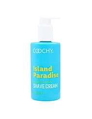 Front view of COOCHY SHAVE CREAM - ISLAND PARADISE 8 OZ