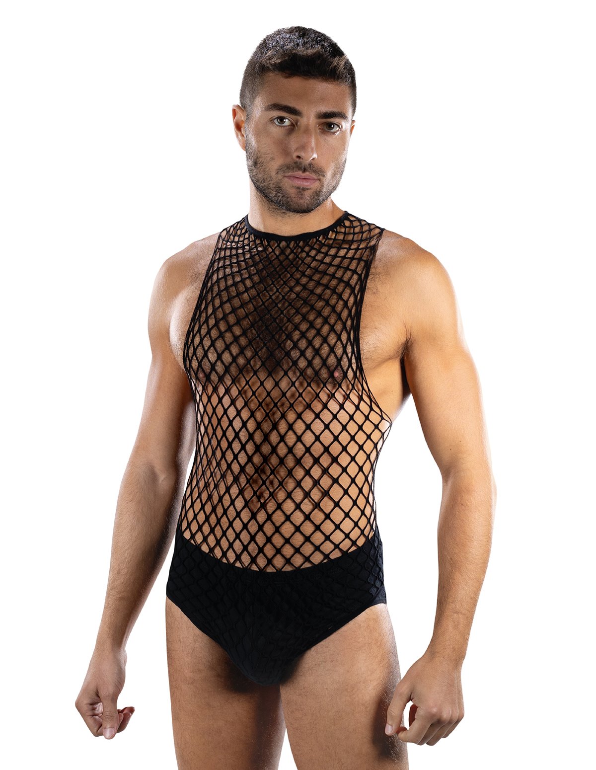 alternate image for ENVY FULL EFFECT FISHNET TANK AND LOW RISE BRIEF