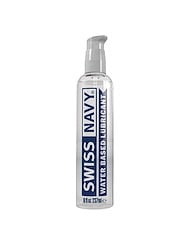 Front view of SWISS NAVY PREMIUM WATER BASED LUBRICANT - 8OZ