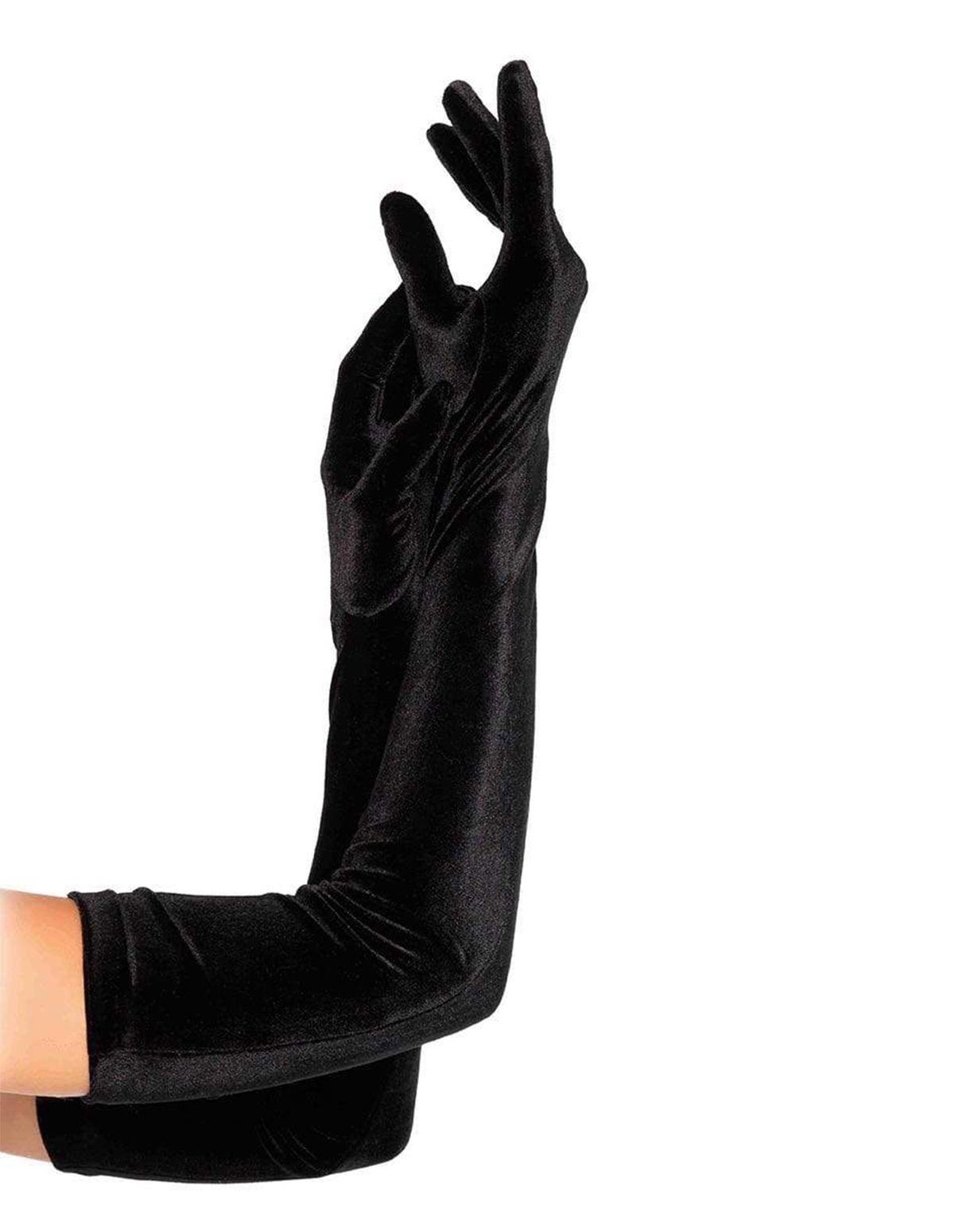 alternate image for STRETCH VELVET OPERA LENGTH GLOVES