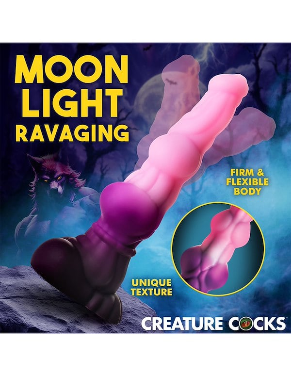 CREATURE COCKS LYCAN WEREWOLF SILICONE DILDO ALT7 view Color: MC