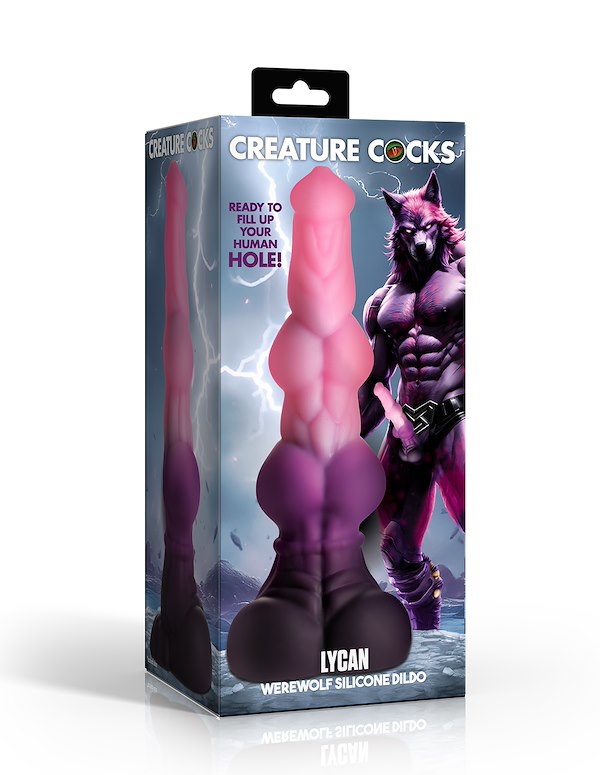 CREATURE COCKS LYCAN WEREWOLF SILICONE DILDO ALT8 view Color: MC