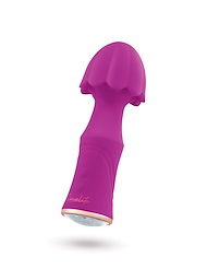 Front view of SOCIALITE PACHA JEWELED BASE WAND VIBE