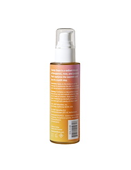 Alternate back view of LOVE IN BLOOM - SUNNY DAZE FEMALE SATIVA 120ML BODY OIL