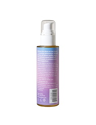 Alternate back view of LOVE IN BLOOM - LILAC DREAM FEMALE INDICA 120ML BODY OIL