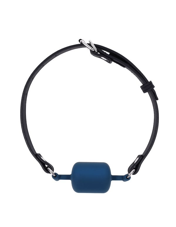 SPORTSHEETS SIGNATURE TWILIGHT TEASE BARREL GAG ALT3 view Color: BL