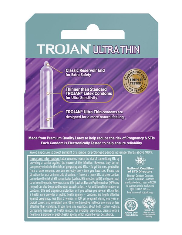 TROJAN 3PK ULTRA THIN ALT1 view Color: NC