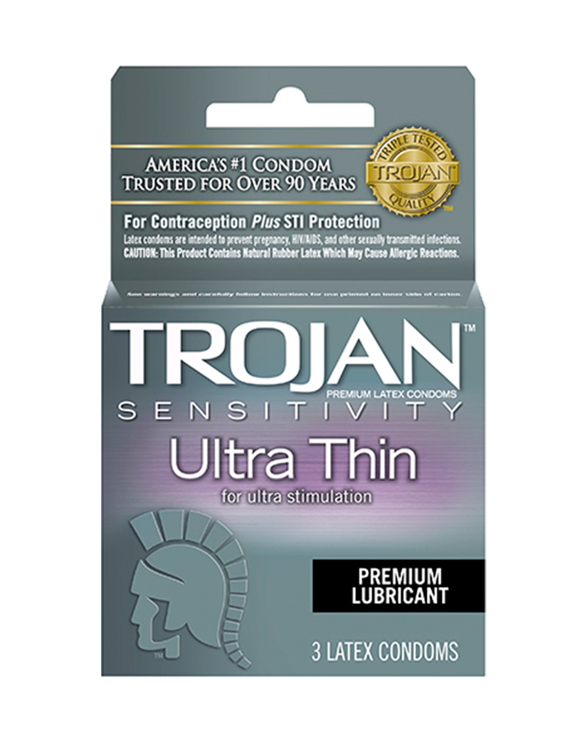 alternate image for Trojan 3Pk Ultra Thin