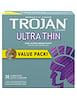 Additional NO COLOR view of product TROJAN ULTRA THIN 36PK with color code NC