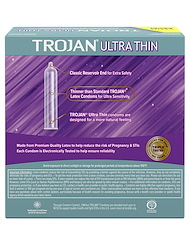 Alternate back view of TROJAN ULTRA THIN 36PK