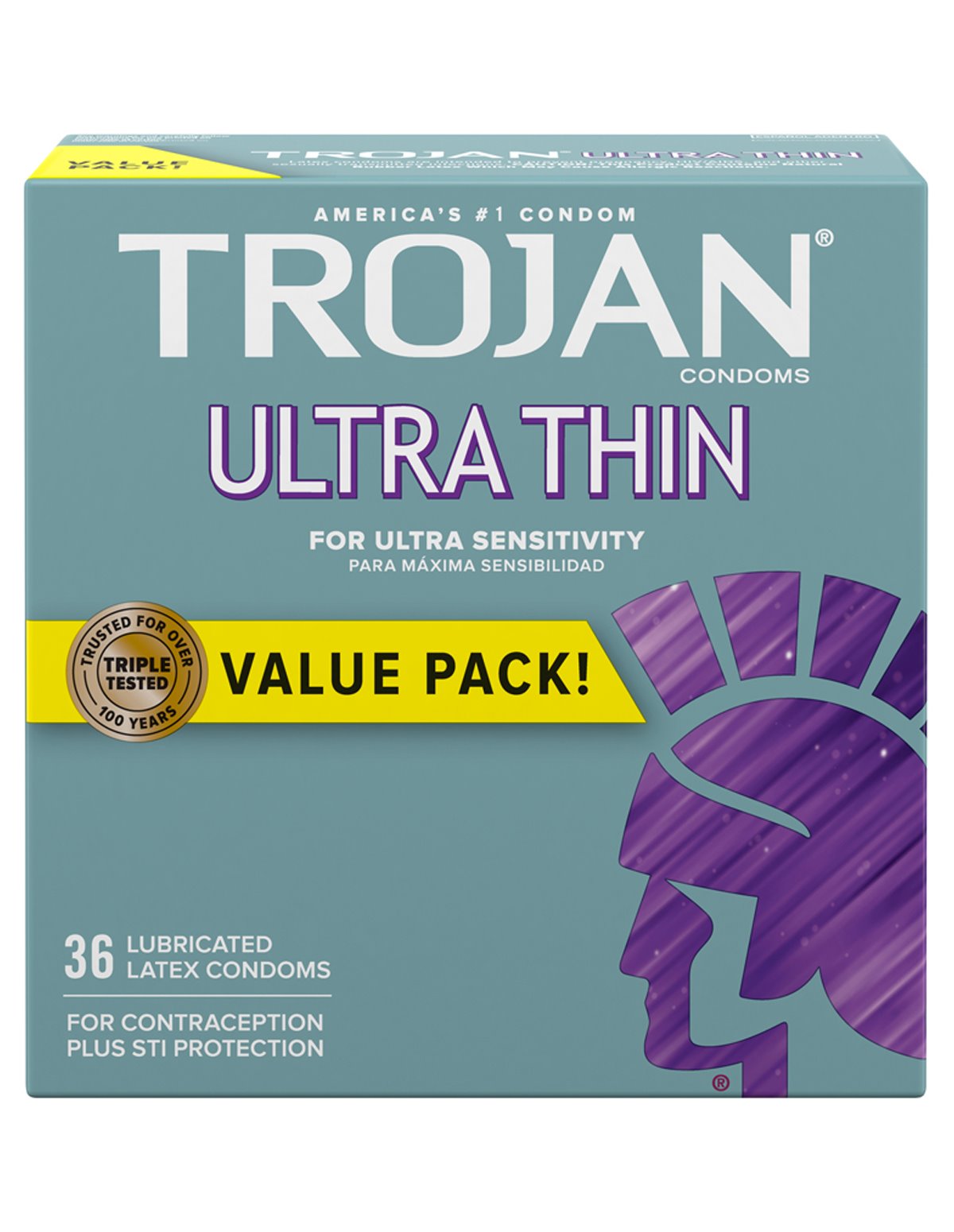 alternate image for TROJAN ULTRA THIN 36PK