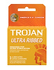 Additional NO COLOR view of product TROJAN 3PK RIBBED ULTRA with color code NC