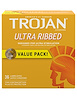 Additional NO COLOR view of product TROJAN ULTRA RIBBED 36PK with color code NC