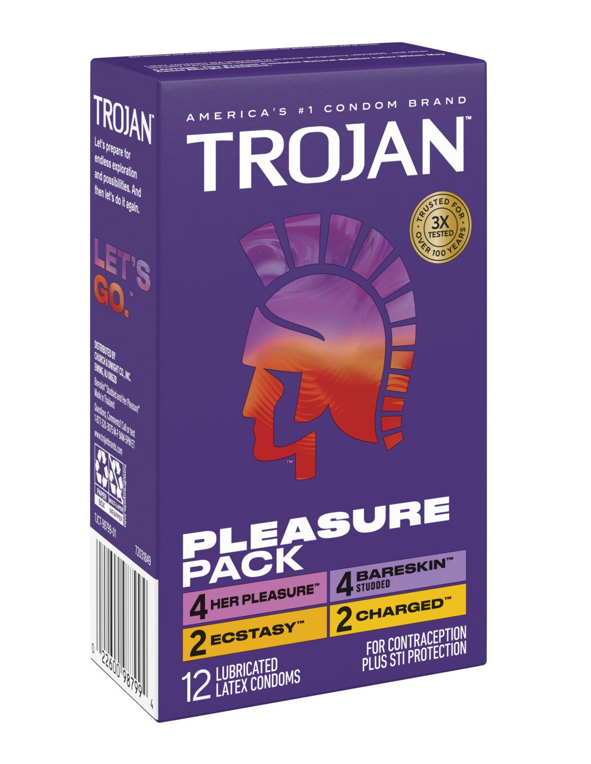 alternate image for TROJAN 12PK PLEASURE PACK