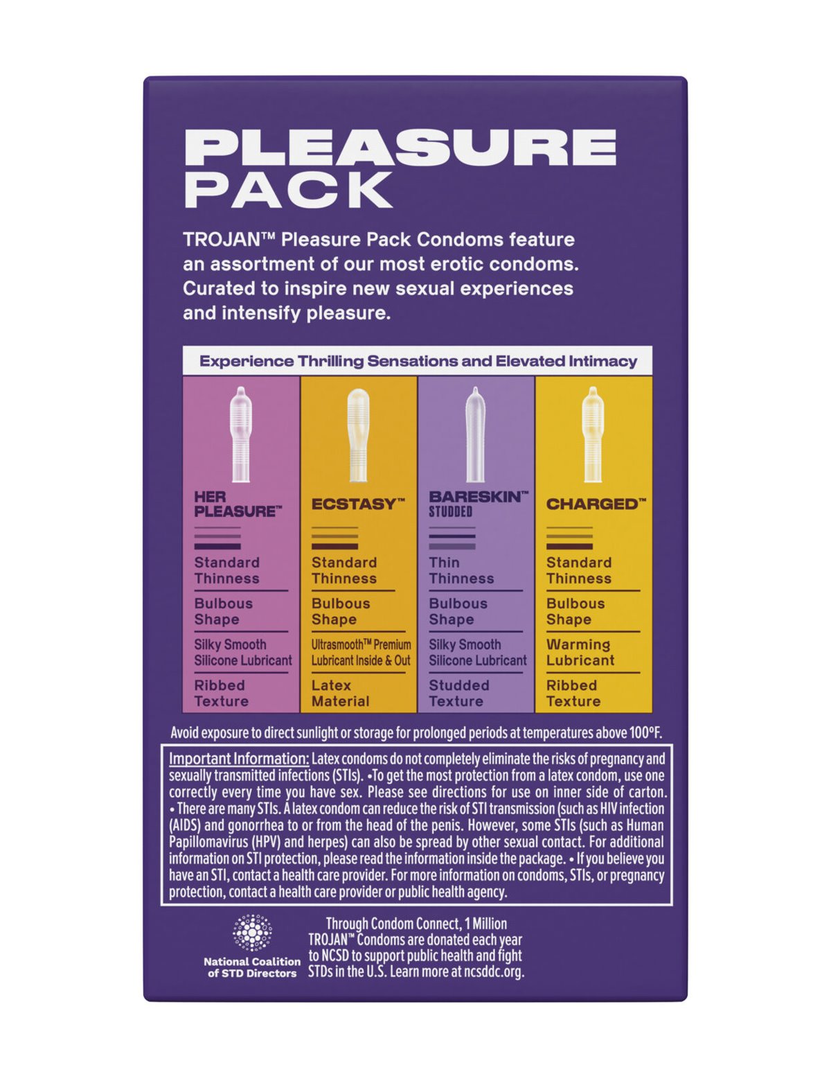 Trojan 12Pk Pleasure Pack - 98799-05306 | Lover's Lane, image size:1200x1550