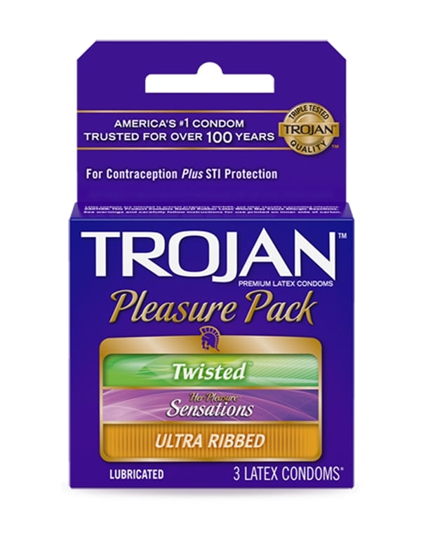Trojan Pleasure Pack 3Pk default view Color: NC
